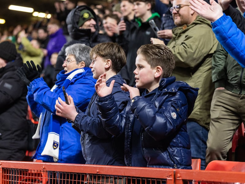 Brilliant pictures of partying Portsmouth faithful at Charlton Athletic