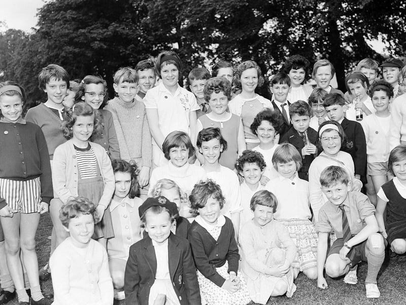 Blackhall Primary School sportsday in June 1963.