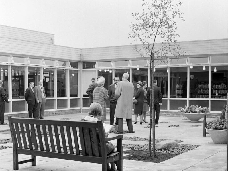 The new Blackhall Library in September 1966.