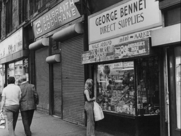 George Bennet's was a one stop shop for locals on Saracen Street pictured here in 1978. 