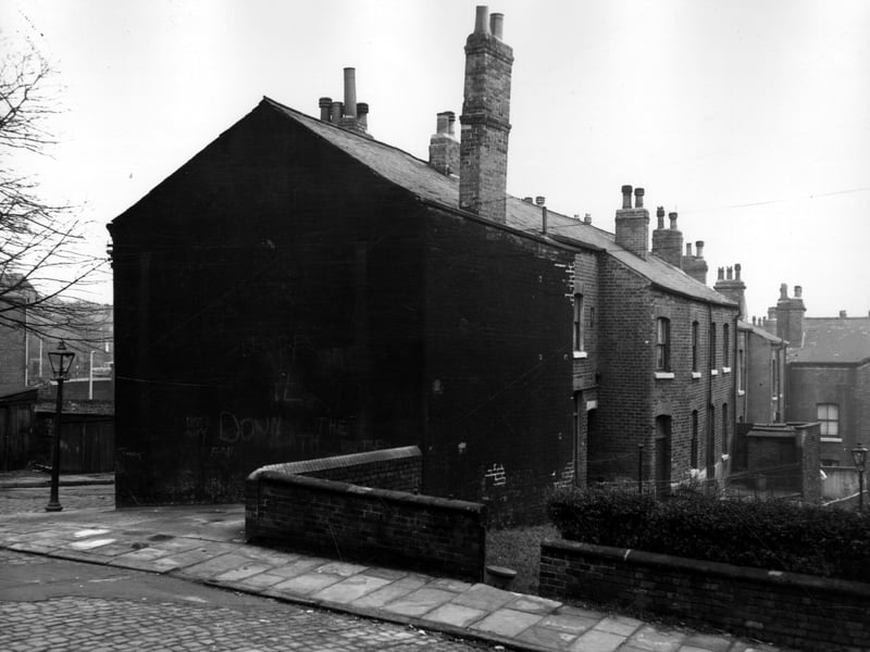 Looking from Osborne View to St Johns Avenue in November 1963.