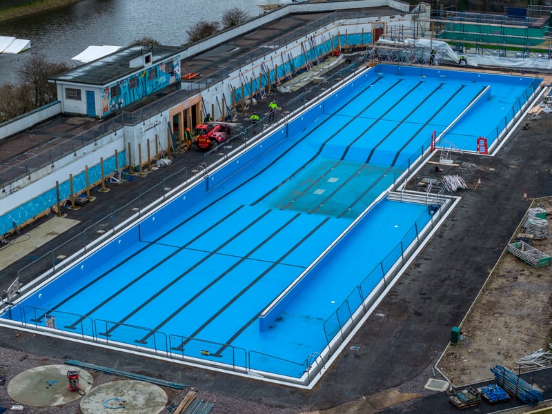 The protective tent at Hilsea Lido has been fully dismantled after being in place for almost a year. 


Picture: Marcin Jedrysiak