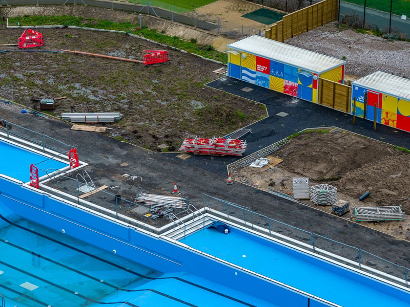 The protective tent at Hilsea Lido has been fully dismantled after being in place for almost a year. 


Picture: Marcin Jedrysiak