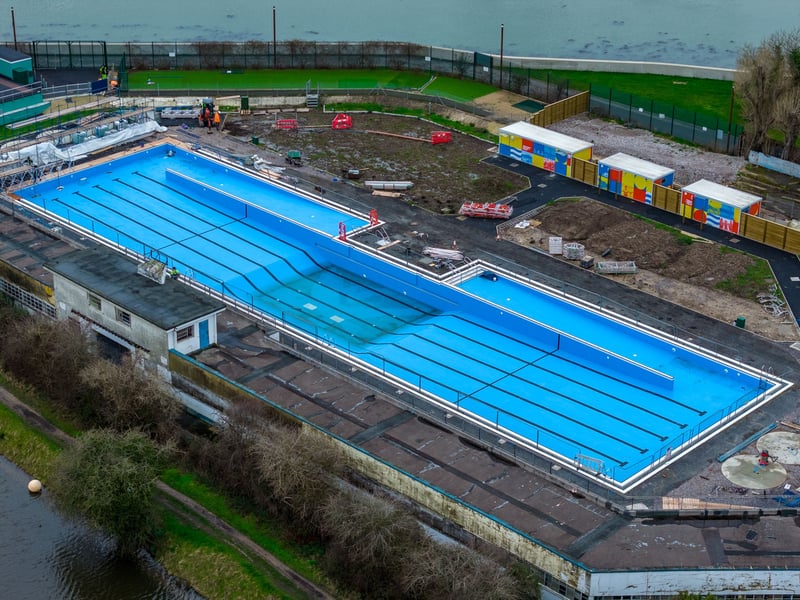 The protective tent at Hilsea Lido has been fully dismantled after being in place for almost a year. 


Picture: Marcin Jedrysiak