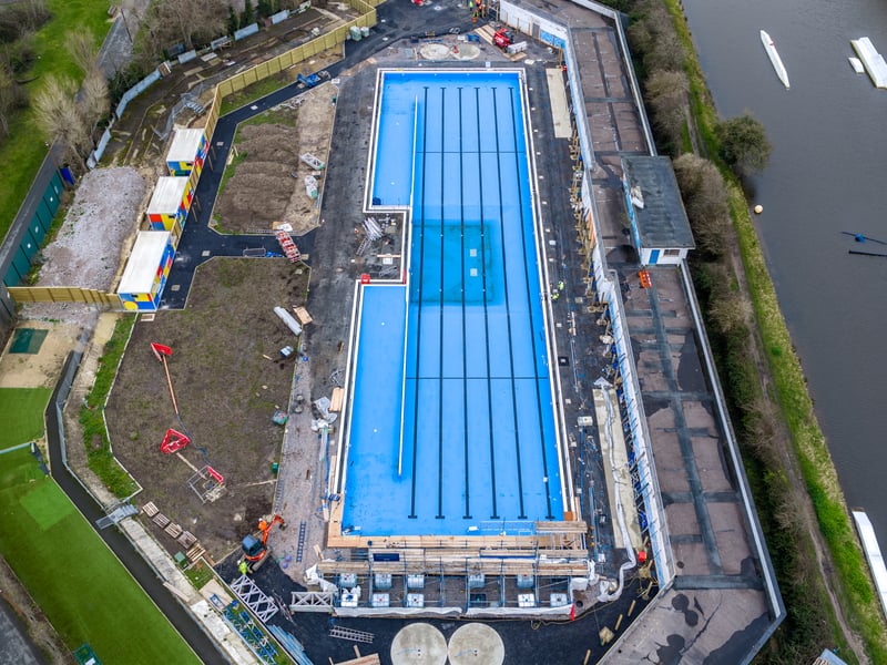 The protective tent at Hilsea Lido has been fully dismantled after being in place for almost a year. 


Picture: Marcin Jedrysiak