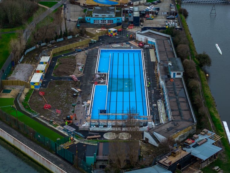 The protective tent at Hilsea Lido has been fully dismantled after being in place for almost a year. 


Picture: Marcin Jedrysiak