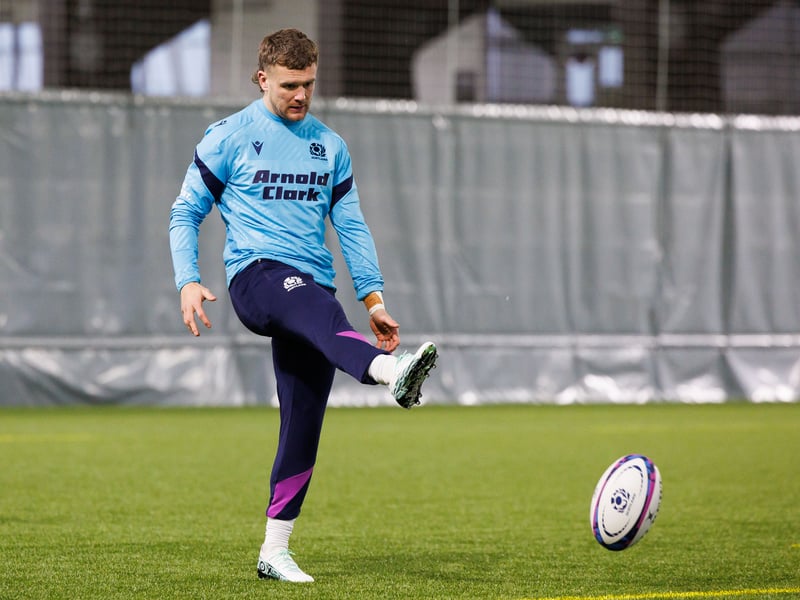 The bench made a huge impact, Darcy Graham (above, 6) lit up Cardiff with an opportunistic try from a kick-off. Pierre Schoeman (6) and Josh Bayliss (7) were called upon before the interval to freshen up Scotland's pack. Bayliss in particular made a real impact at the breakdown and also with his ball carrying. George Turner (6) scored the winning try and Elliot Millar Mills (6) forced a scrum penalty. Scrum-half George Horne added a bit of spice to Scotland's attacking mix (6).