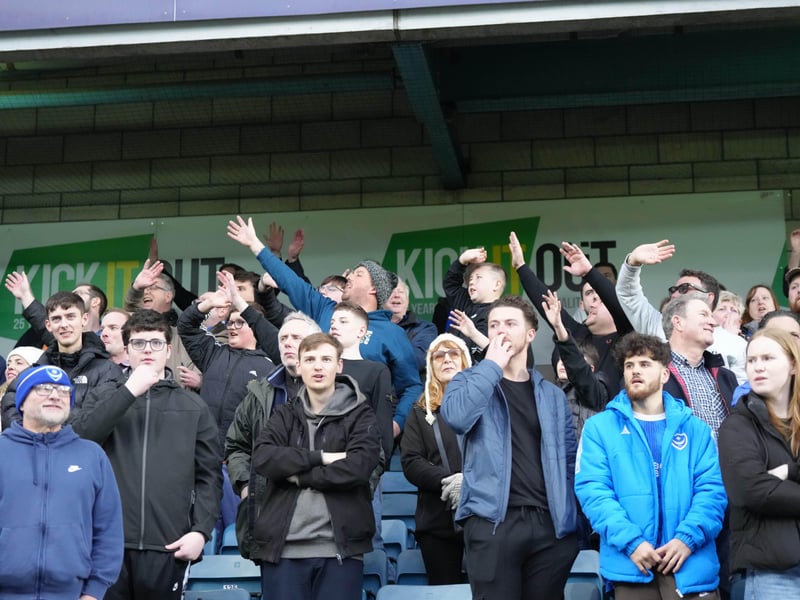 Pompey were accompanied by 3,178 fans at Millwall on Saturday