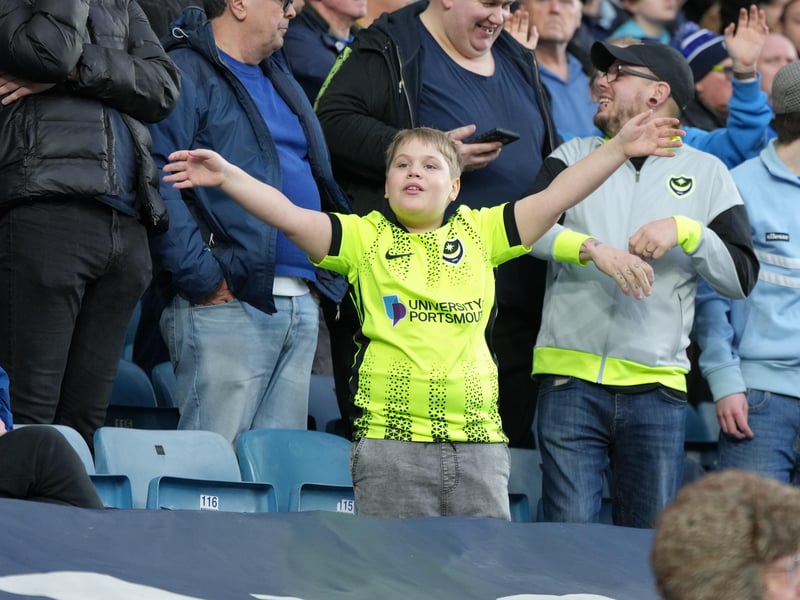 This young fan enjoyed his day out at The Den