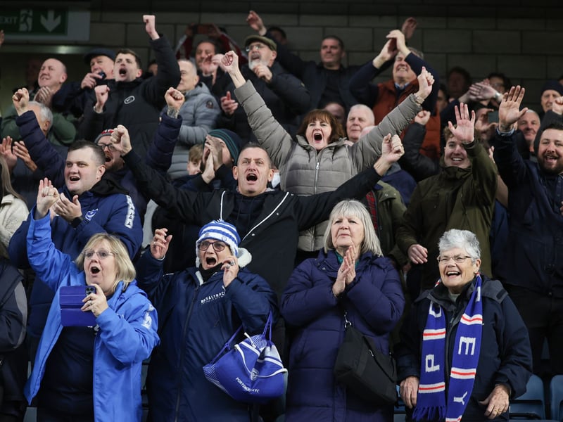 3,178 Pompey fans enjoyed Saturday's 3-1 win at The Den
