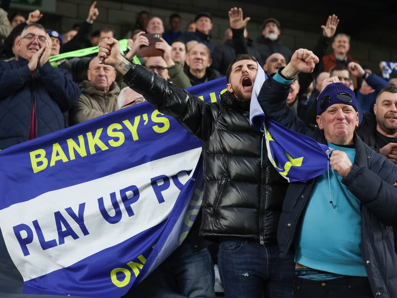 3,178 Pompey fans enjoyed Saturday's 3-1 win at The Den