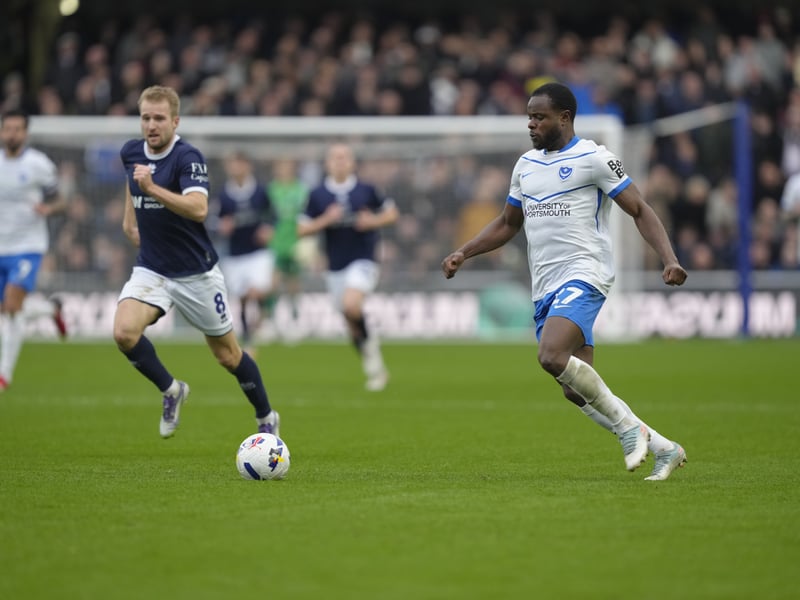 Not at recent levels in real performance of extremes. Had moments of first-half threat but meandering and lacklustre defensively. Sloppy after the break, too, but also the man most likely to pull something out of the bag for Pompey.