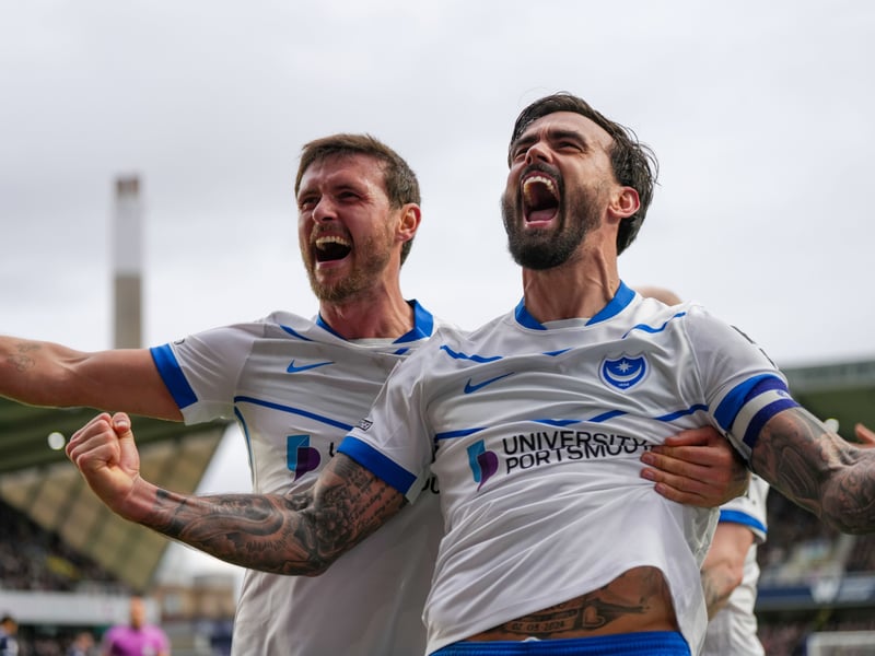 Comfortably Pompey’s standout performer in first half with metronomic passing over short and mid range, with occasional Hollywood efforts for good measure. Covered off spaces and hid fatigue well on third start in eight days.