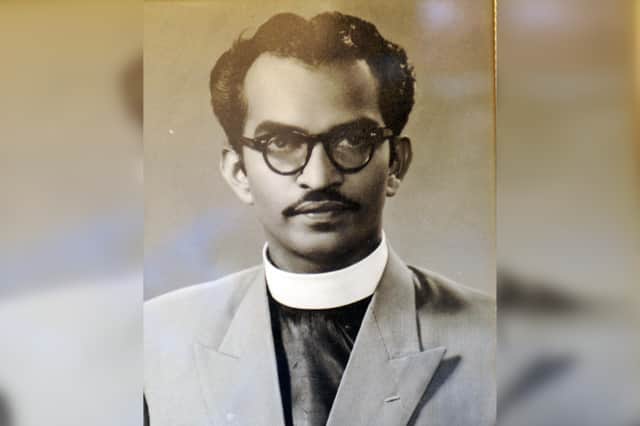 Father ME Charles aged 30 when he first arrived in Sheffield.