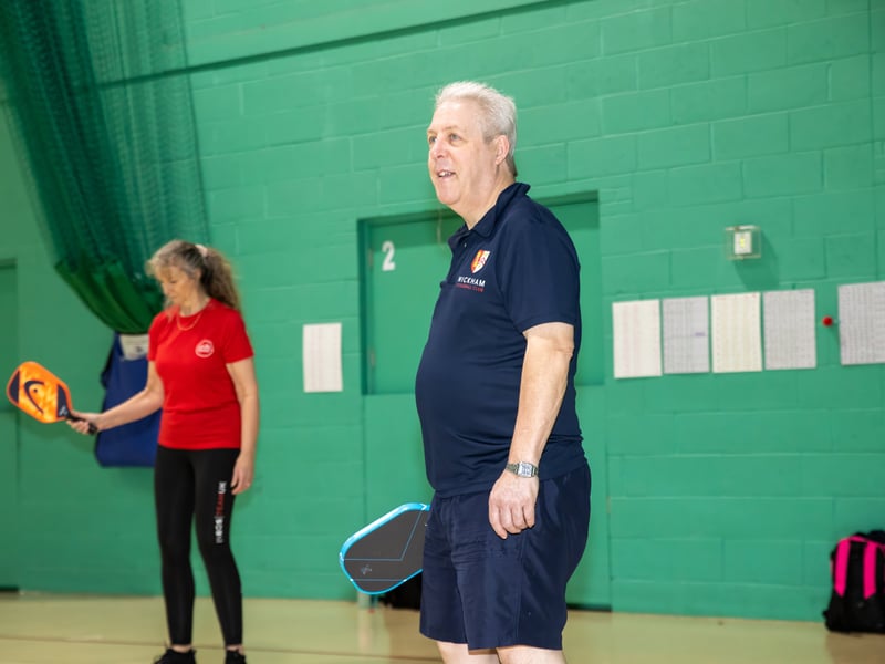 Local pickleball clubs have come together to play pickleball non stop at the Clanfield Centre for 24 hours to raise money for Comic Relief.

Picture: Alex Shute