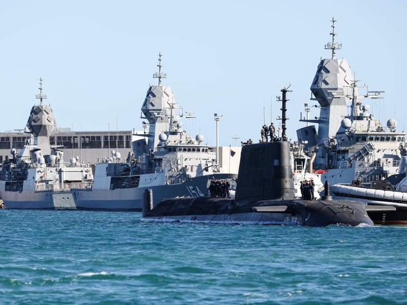 A Royal Navy submarine has arrived in Australia for an historic visit to strengthen the UK's commitment to the security of the Indo-Pacific.