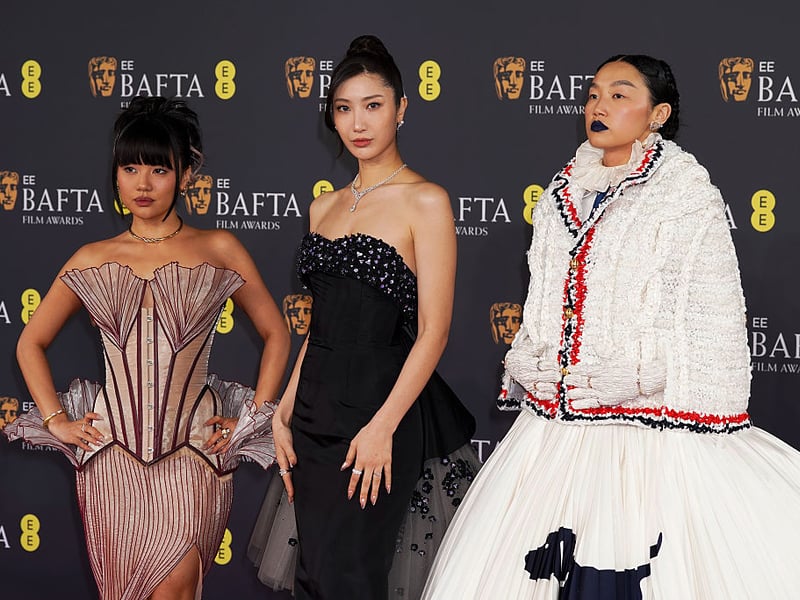 Rei Ami, EJAE and Audrey Nuna, who performed the song 'Golden' from the film 'KPop Demon Hunters'.