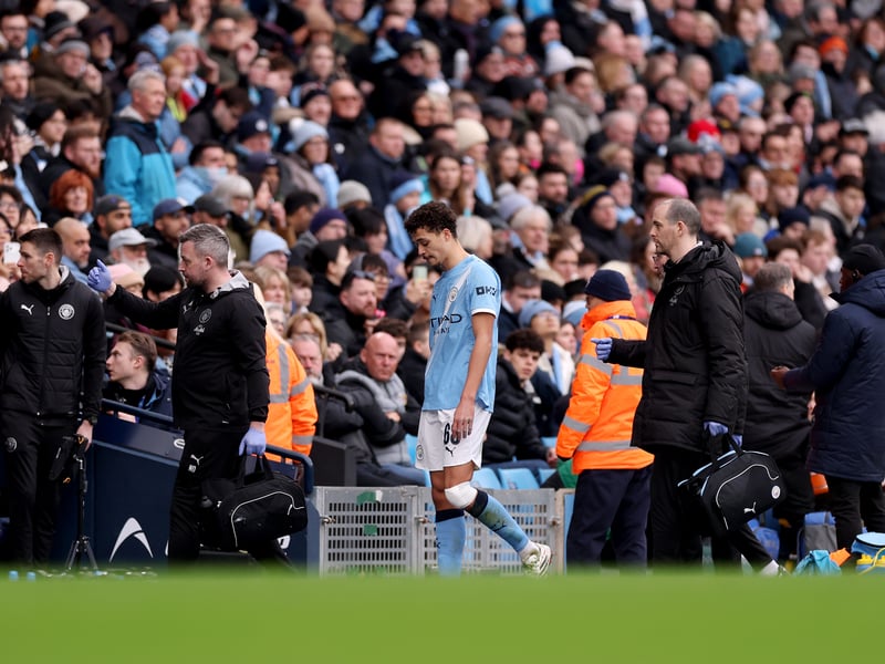 Young City centre-back Alleyne suffered a knock in the FA Cup clash at home to Salford City earlier this month and was forced off in the 22nd minute. The 20-year-old failed to make the matchday squad for last weekend's Premier League clash against Newcastle United but there was no mention of any injury from Guardiola at Friday's pre-match press conference. Unlike Doku, though, the defender was pictured in the gallery published by City in doing some gym work. Hard to know where he is at and essentially a doubt.