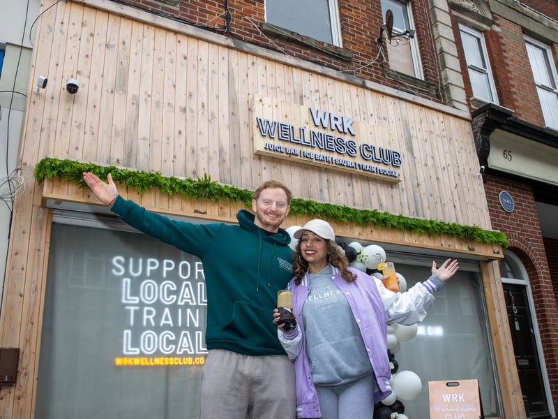 WRK Wellness Club owners Harley Elliott and Anika Billing