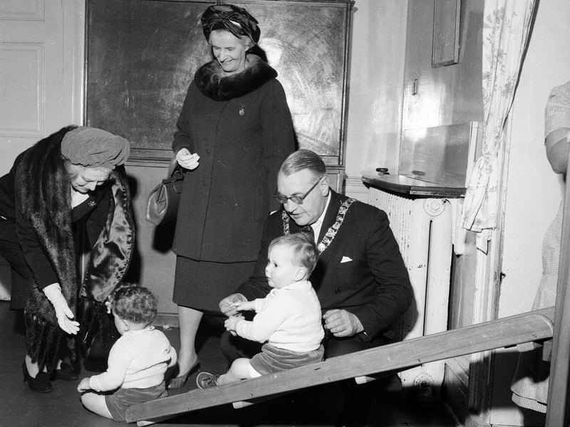 Liberton Childrens Home visited by Lord and Lady Provost Dunbar in December 1962.
