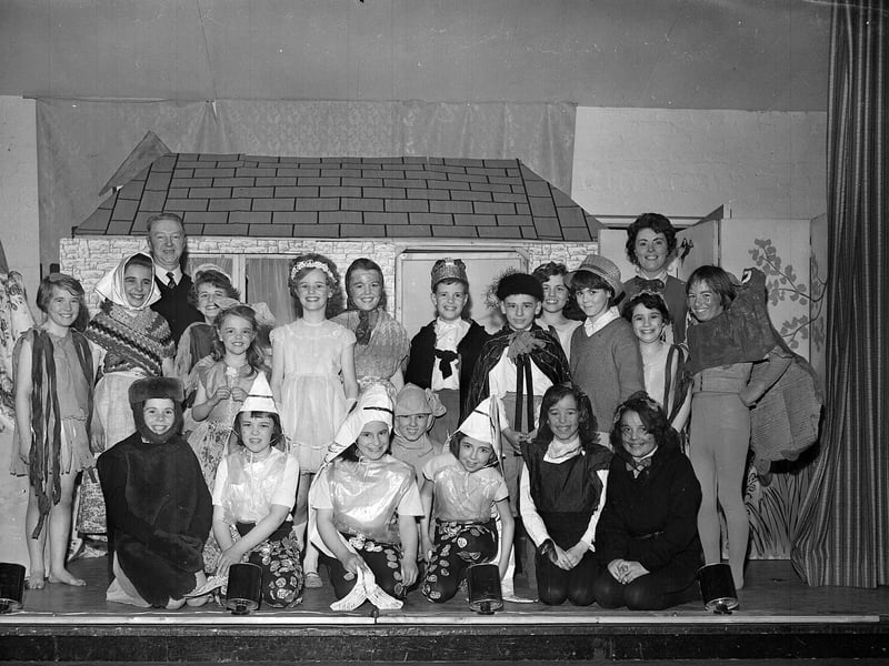 Liberton Northfield Sunday School presents a production of 'Thumbelina' in March 1963.