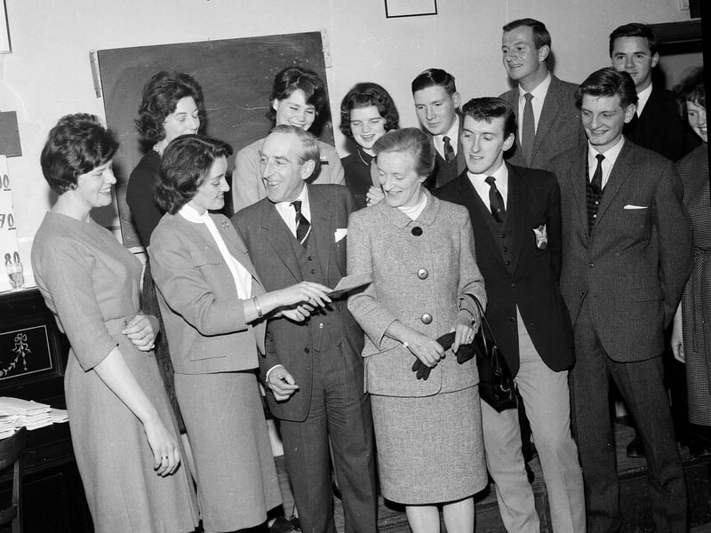 A meeting of Liberton Young Unionists in October 1963.