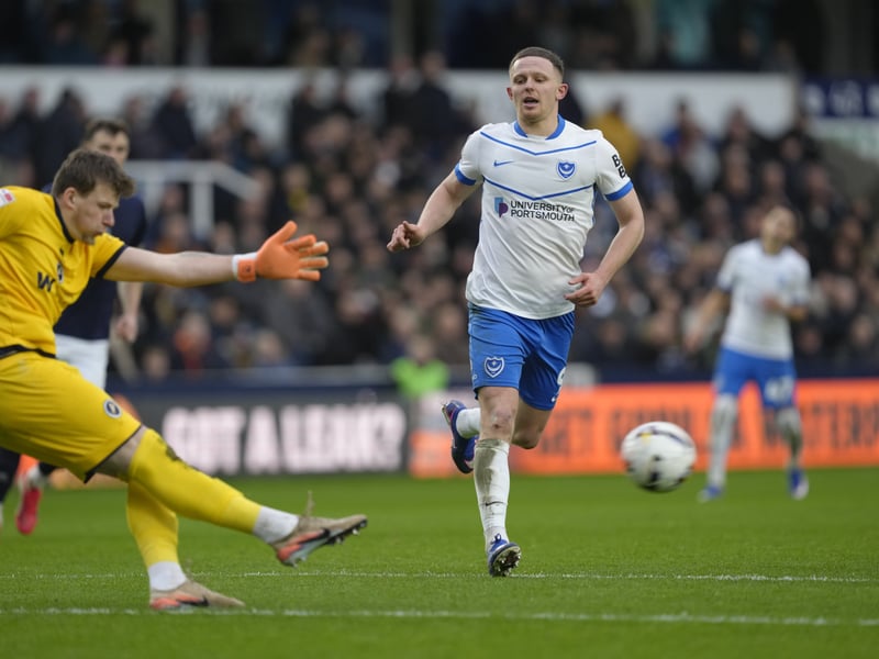 Although the Magic Man is been less potent in front of goal, he has been influential in the Blues' forward play in recent weeks. He used his power to shield off a defender in the build-up to Pompey's first goal on Saturday.