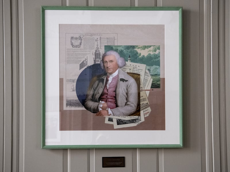 Portrait of John Smeaton in the function room.