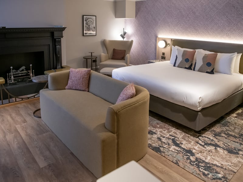 One of the bedroom suites.