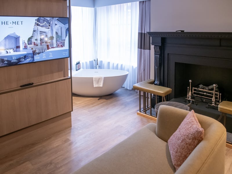 One of the bedroom suites.