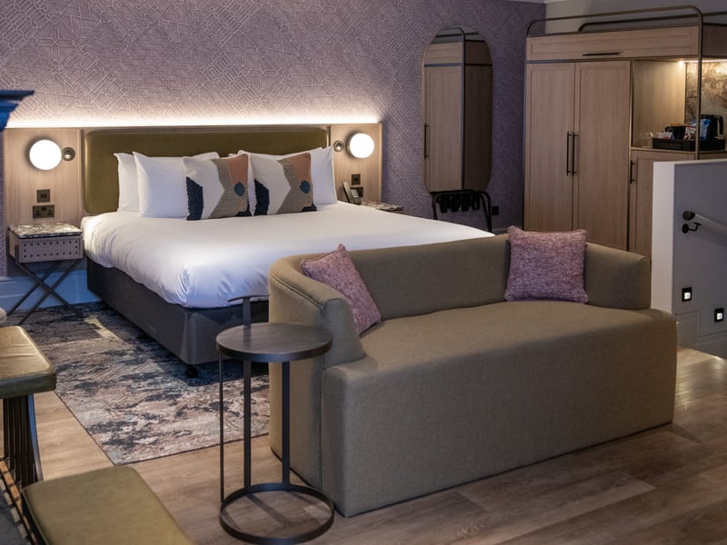 One of the bedroom suites.