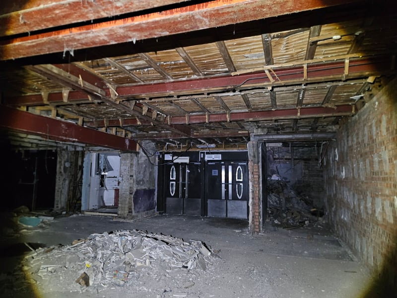 Many will remember the main foyer at the landmark venue.