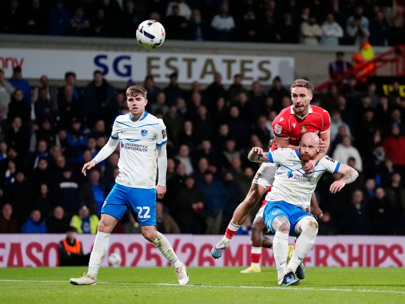 Zak Swanson was Pompey's MOTM at Wrexham