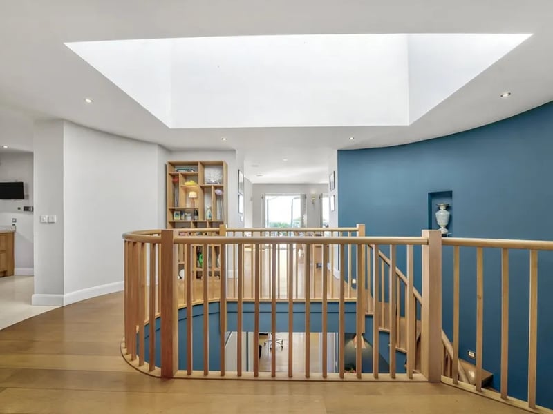 This five bedroom beach house comes with panoramic Solent views and direct access to the sea from a private deck.