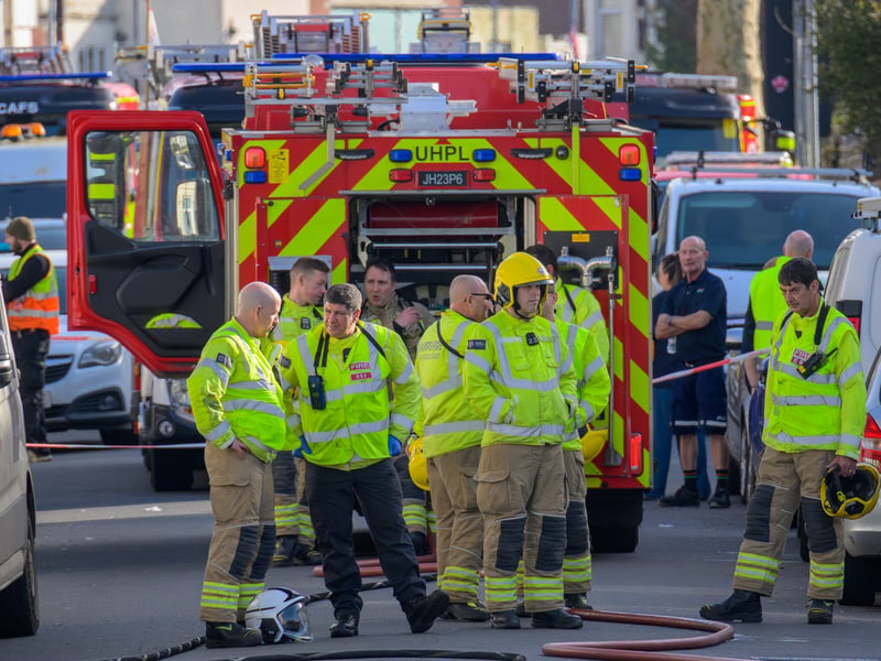 Firefighters have attended a chemical spill in Portsmouth on Wednesday, February 25.