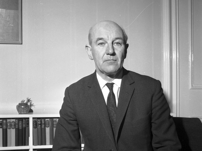 Councillor Jack Kane - whose name was given to the new sports centre in Craigmillar - in May 1966.