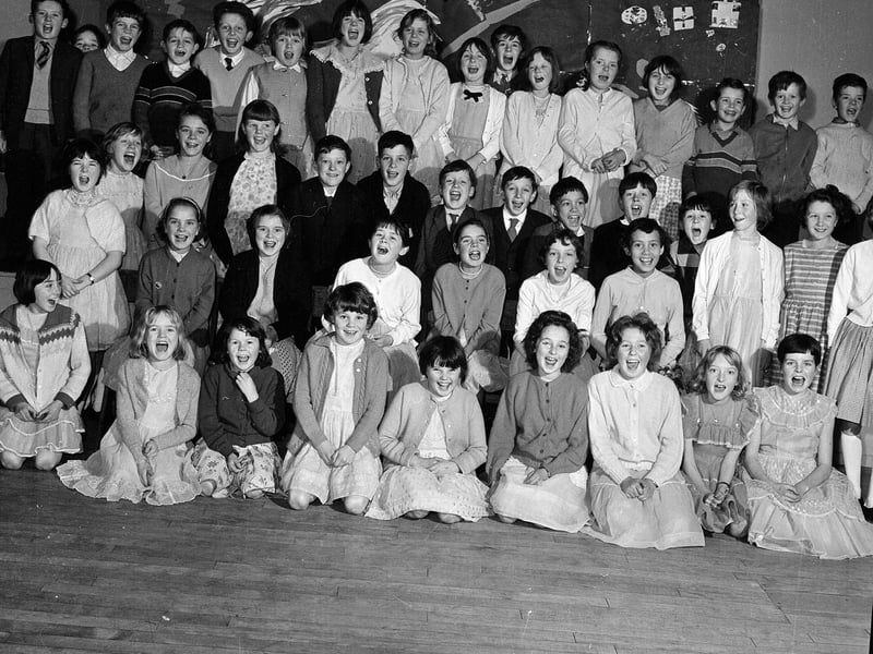 A Christmas party in Craigmillar Primary School in December 1964.