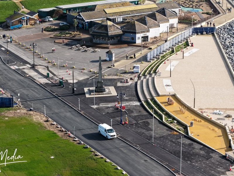 Centenary Place and the surrounding area is coming together in front of Southsea Common