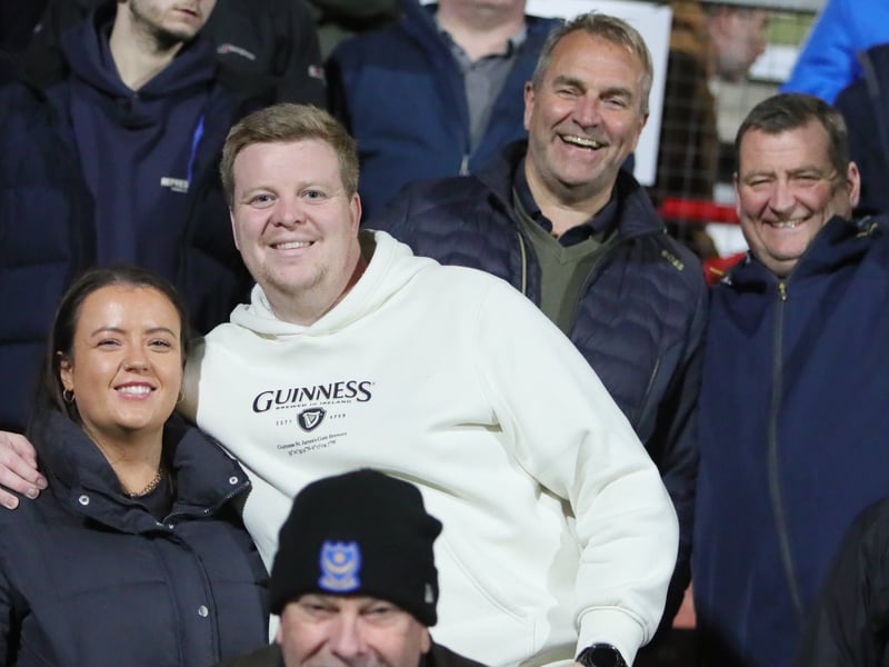 Brilliant picture of Pompey fans on first trip to Wrexham in 40 years.