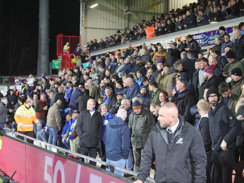 Brilliant picture of Pompey fans on first trip to Wrexham in 40 years.