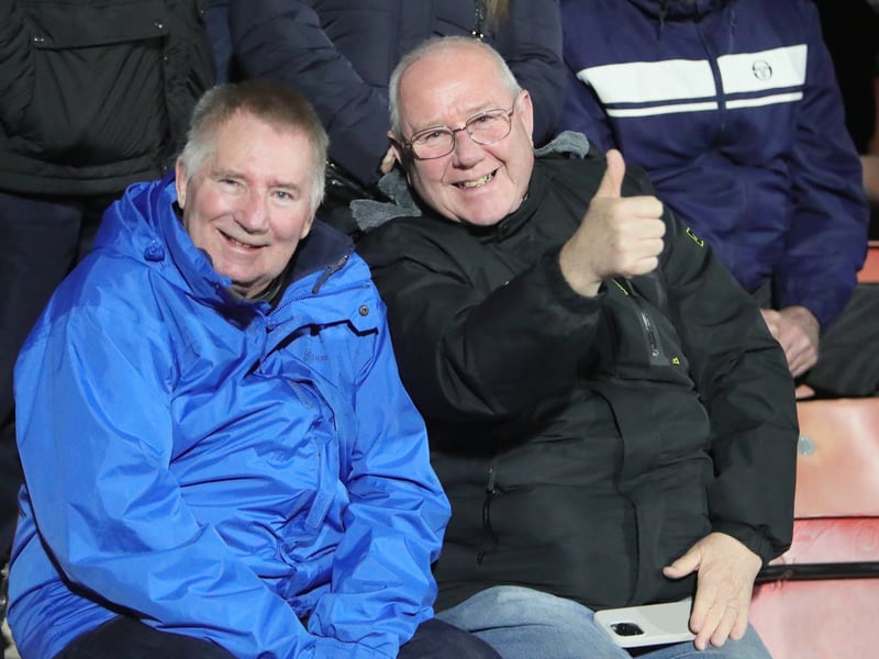 Brilliant picture of Pompey fans on first trip to Wrexham in 40 years.