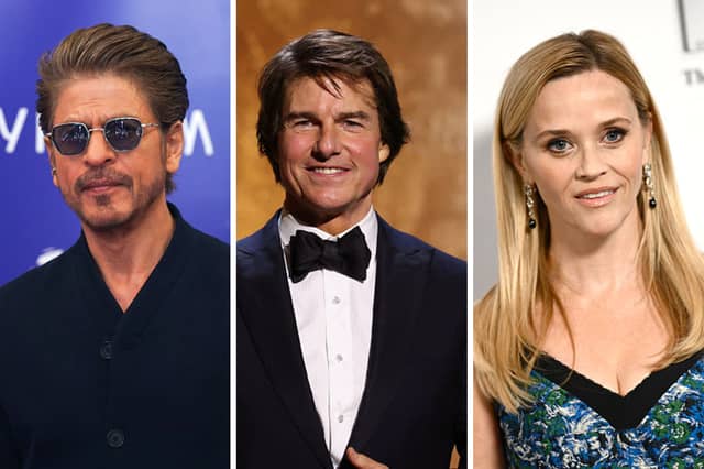 Three of the world's wealthiest film stars.
