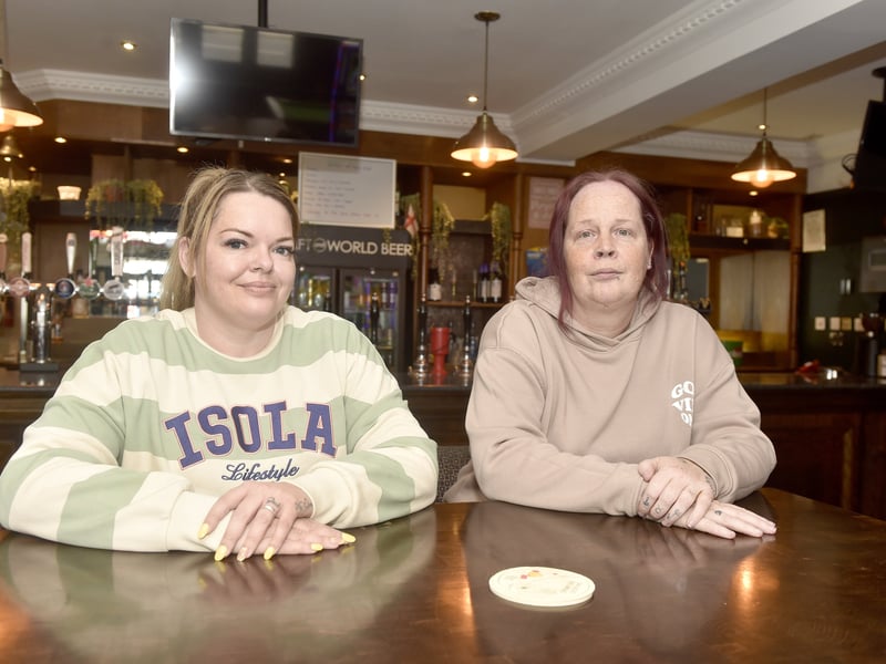 New managers of the Lord Arthur Lee pub in Fareham,  Stevie Barrass and Tash Hurst.