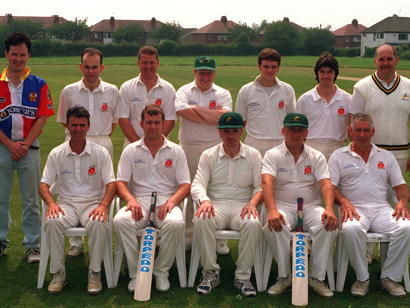 Garforth CC, who played in Division 2, pictured in July 1997. Back row, from left, are Chris Townsley (scorer), Mark Gummerson, Chris Wright, Simon Metcalf, Chris Walker, Ross Higham and Gary Edwards. Front row, from left, are Alan Wadeley, Phil Wood, Dave Hunt (captain), Graeme Buckle and Brian Butterworth.