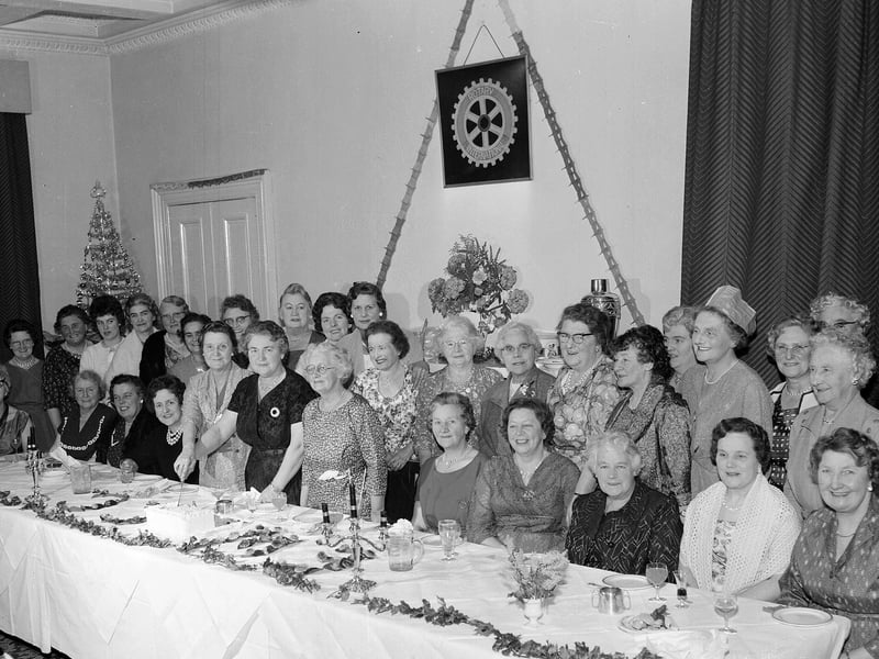 The Craigentinny Branch of the Edinburgh Women Citizens Association's 25th Anniversary party in December 1962.