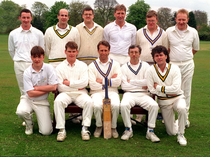 Kirkstall Educational, who played in Division 1, pictured in May 1996. Back row, from left, are Matthew Keeling, Chris Barlow, Tom Davis, Alan Whincup, Malcolm Harrison and Glenn Cox. Front row, from left, are Michael Missett, Tim Rowley, Brian Viner (captain), Jem Audsley and Roger Briggs.