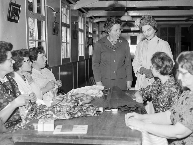 The Duchess of Gloucester at Craigentinny's Lochend Centre in June 1963.