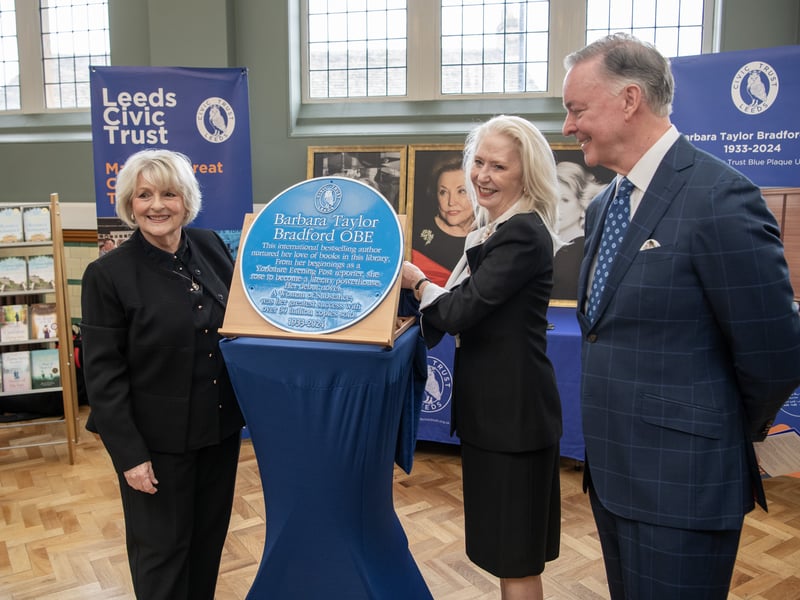 Speaking ahead of the unveiling, Vicki Downey said that Barbara was the youngest person in Leeds to have been given two library cards. She said: "Right to the end she was a voracious reader; whether it be children's or non-fiction. She didn't judge anybody and just enjoyed what she was reading."