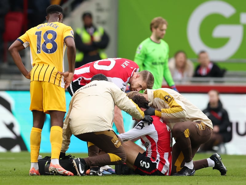 Went off just before half-time in last week's 2-0 home defeat to Brighton with a hamstring issue. Expected return date: Missed the weekend win over Burnley, with a further update expected in the days to come.