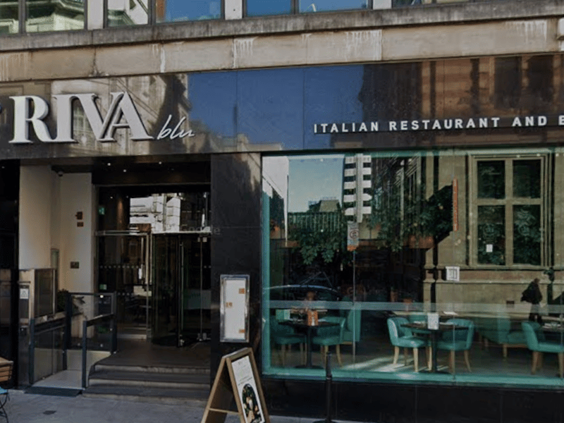 Riva Blu Italian Restaurant & Bar in Park Row has a 4.8* rating from 1,499 reviews. A Tripadvisor reviewer said: “Lovely restaurant with a great atmosphere, right in the heart of Leeds. We both had a pizza which was right up there with the best we have had, fantastic service, reasonable prices for a city centre. Would recommend and return.”